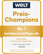 Preis-Champions in der Kundenbegeisterung - notebooksbilliger.de ist Nr.1 der Elektro-Generalisten - online